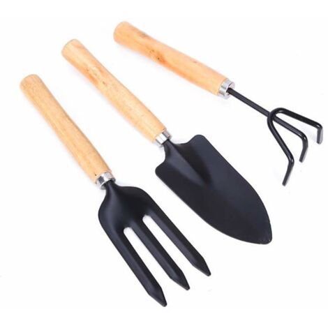 3 pièces d'outils de jardinage, ensemble pour bonsaï, mini outils pour pots, plantes et semis.