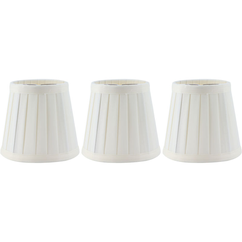 Eosnow 3 pièces E14 Clip sur abat-jour bougie lustre tissu abat-jour pour htel KTV décor