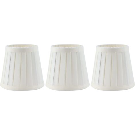3 Pièces E14 Tissu Abat-Jour Moderne Abat-Jour Clip sur Couvercle de Lampe Table Bougie Lustre Abat-Jour pour Hôtel KTV Décor