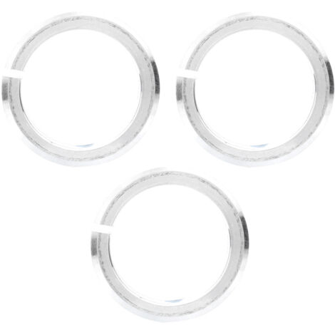 3 Pièces Entretoises de Direction en Alliage d'Aluminium pour Fourche de Vélo 28.6mm, Rondelles et Roulements