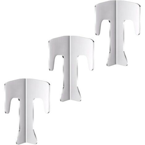 3 Pièces Entretoises Universelles pour Plaques à Feu en Acier Inoxydable, Ensemble d'Entretoises de Plaque de Feu, Entretoise de Barbecue, pour Tonneaux de Feu, Plaques de Barbecue, Barbecues à Boule