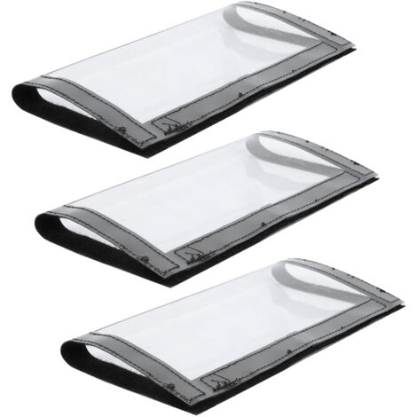 3 Pièces Enveloppes de Leurres PVC Protection Hameçons Rangement Appâts Accessoires Pêche