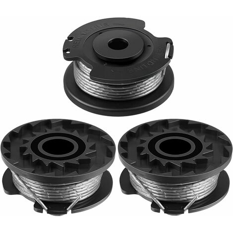 3 Pièces F016800569 Bobine et fil compatibles avec le remplacement, F016800385 Bobine de Rechange de Tondeuse Compatible avec ART 23SL et ART 26SL (3pcs)