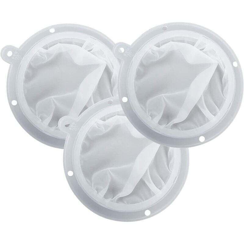 3 PièCes Filtres En Nylon - Filtre à Vin - En Maille Fine - Compatible Avec Entonnoir De Cuisine De 5 Pouces Pour Filtrer Le Jus, Le Lait, Le Café,