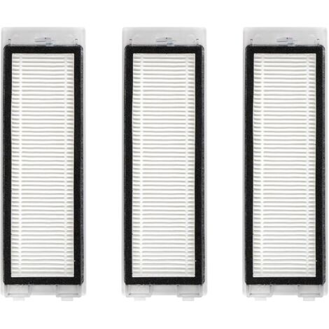 (3 Pièces) Filtres Hepa De Remplacement Q Revo Compatibles Avec l'Aspirateur Robot Roborock Q Revo, Kit De Filtres, Pièces De Rechange, Kit d'Accessoires De Filtres 3 Pièces