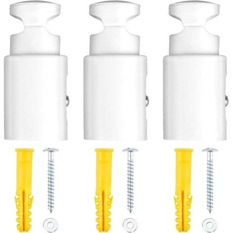 3 Pièces Fixation Seche Serviette, Support Seche Serviette, Support Radiateur Sèche Serviettes, Support Radiateur Mural Réglables Compatible avec Tout
