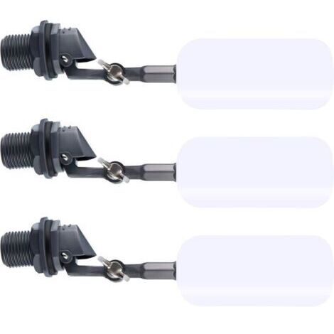 3 Pièces Flotteur de Boule d'eau Fiable Fermer 1/2 Pouce Remplir Le Réservoir d'eau de l'Humidificateur, Robinet à Tournant Sphérique, Soupape de Rechang