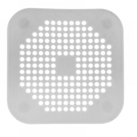 3 pièces Francaise Filtre Cheveux Douche Cheveux Douche Filtreevier/Baignoire/Douche en Silicone-Bouchon Caoutchouc Salle de Bain/Cuisine (Gris)