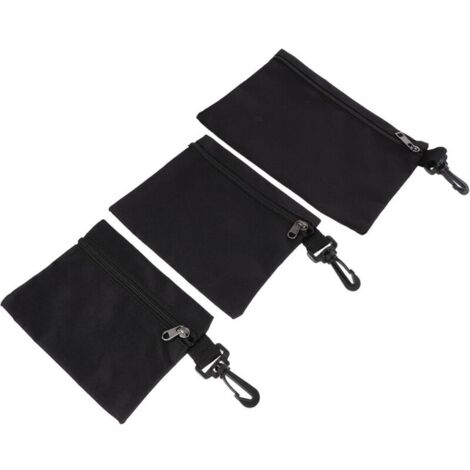 3 Pièces Heavy Duty Outil Poche Étanche Petit À Outils Portable Oxford Matériel Fermeture Éclair Électrique Et La Maintenance Porte- Outil H618