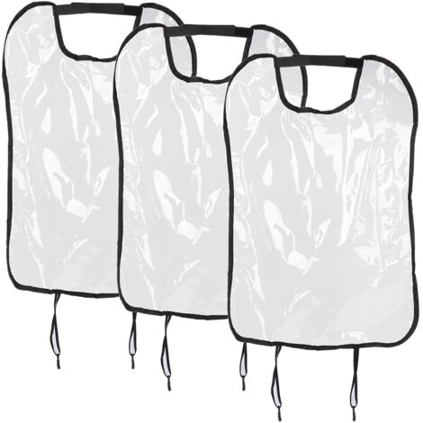 3 pièces Housse de Protection pour Siège Auto Enfant Anti-Taches avec Bordure Noire