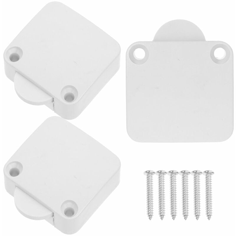3 Pièces Interrupteur de lampe d'armoire, interrupteurs tactiles de garde-robe 220V 2A, interrupteur de contact de porte normalement fermée, pour