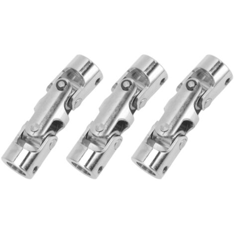3 Pièces Joint Universel 10mm Mini Coupleur 3 Sections pour Modélisme RC Voiture Bateau