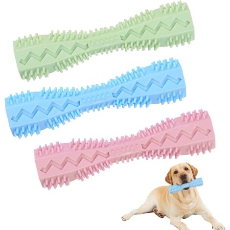 3 Pièces Jouets à Mâcher pour Chiots, Jouets à Mâcher pour Petits Chiens, Jouet à Mâcher pour Nettoyer les Dents de Chiots, Jouet à Mâcher pour Brosse à Dents de Chiens, Jouet à Mâcher pour Bâtons de 