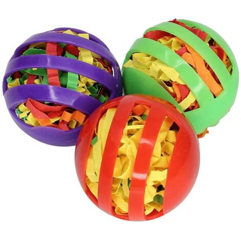 3 pièces Jouets d'Enrichissement pour Perruches et Calopsittes - Jeux Éducatifs pour Cage d'Oiseaux