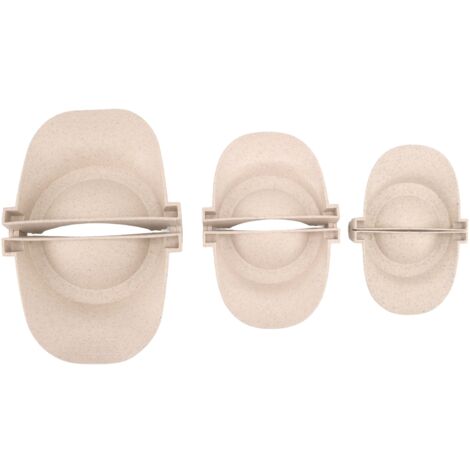 3 Pièces Moule à Dumplings en Paille de Blé - Différentes Tailles pour Empanadas et Raviolis - Accessoire de Cuisine Pratique