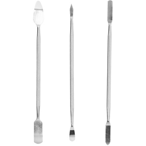 3 Pièces Outil de Réparation Métallique à 2 Extrémités pour Démontage Téléphone, Tablette, Ordinateur Portable