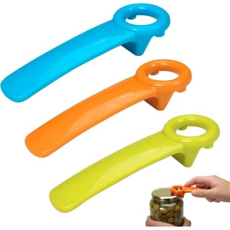 LABLANC 3 Pièces Ouvre Bocaux,Ouvre-Bocal,Ouvre Bocal Sans Effort,Conserve Ouvre, ABS Bocal Ouvre,Ouvre-Bouteilles Manuels En Verre pour Personnes Ágées Enfants Femmes Mains Faibles