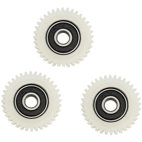 3 pièces Pignons à billes en nylon de 38 mm et 36 dents pour moteur électronique de vélo électrique
