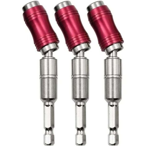 3 PièCes Porte-Foret à Pivot MagnéTique, Porte-Embout MagnéTique Pivotant, Porte-Embout de Tournevis Flexible à DéGagement
