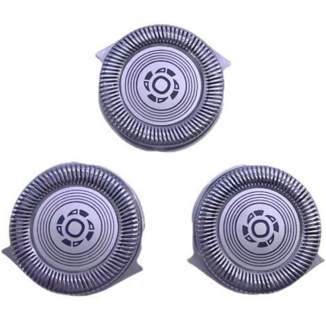 3 pièces pour têtes de rasage Philips SH30/52 S5000 S1020 S5082 S5081 S1000 S1050