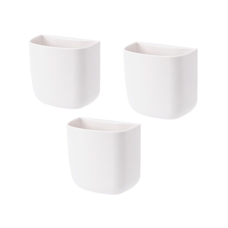 3 Pieces Rangement Telecommande tv, Support de Telecommande Mural, Organisateur, Boîte de Rangement, pour maison, bureau, téléphone portable