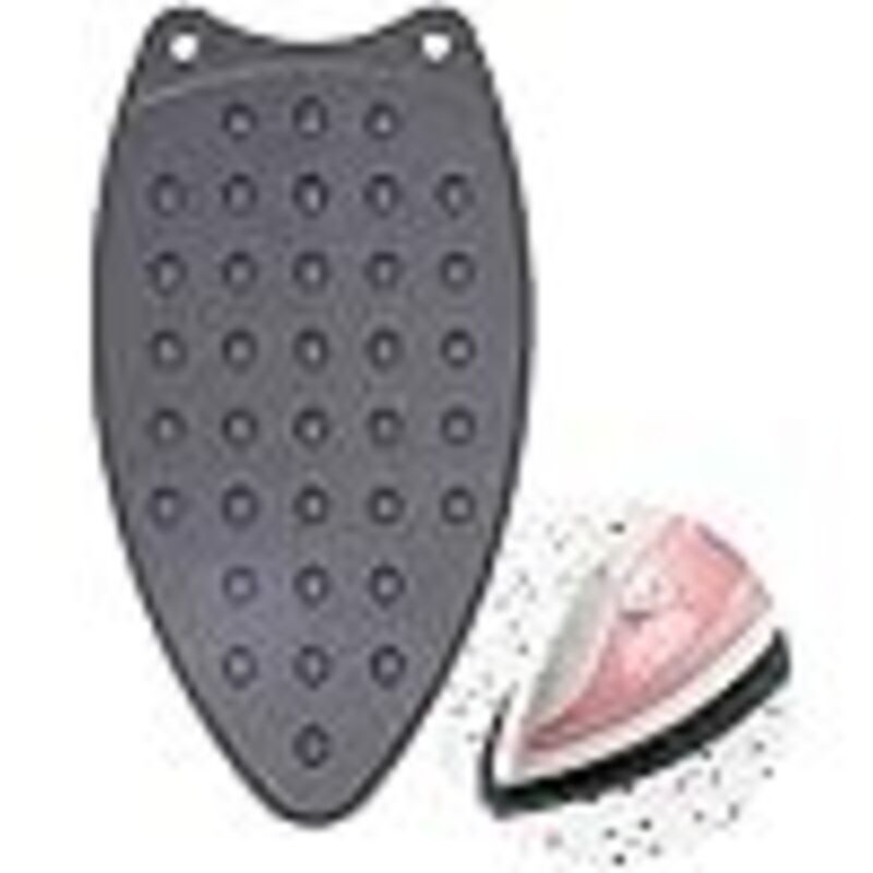 RHG 3 pièces Silicone Repose Fer,Le Repassage du Tapis résistant à la Chaleur,Support pour Fer à Repasser en Silicone,pour Planche à Repasser (Gris)