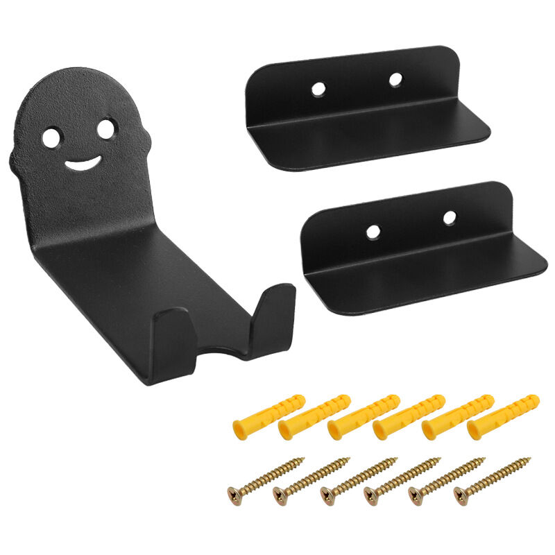 Cyslmuk - 3 Pièces Support de Vélo à Fixer au Mur en Acier (Support de Pédalier, Support de roues)