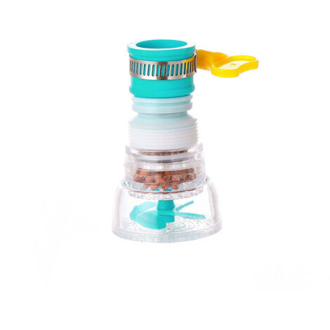 3 pièces Tête de Robinet de Cuisine, Filtre de Robinet Anti-éclaboussures Tête de Pulvérisation de Robinet Filtre D'appoint de Robinet Filtre de Robinet Rétractable Économiseur D'eau (rose+bleu+vert)