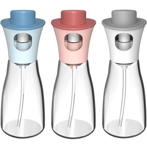 3 Pièces Vaporisateur d'huile, Bouteille de Pulvérisation d'huile, Pulvérisateur d'huile d'olive, Spray Huile et Vinaigre pour Cuisson, Barbecue, Salade, Cuisson, Rtissage (150ML)