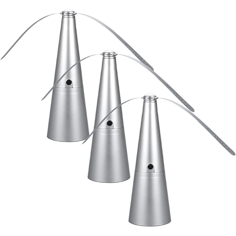 Aiperq - 3 Pièces Ventilateur Anti-Mouches, Ventilateur Anti-Insectes, Ventilateur Anti-Mouches Portable pour Les Tables, pour Éloigner Les Mouches