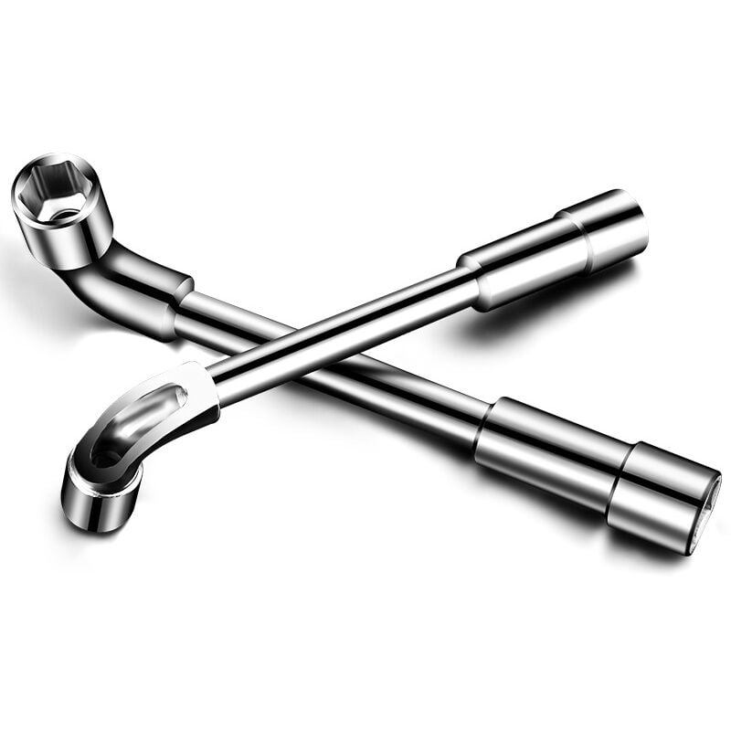 (3 pièces)75.8PB Clé à pipe - Profils 6 pans x 6 pans - 198x14 mm