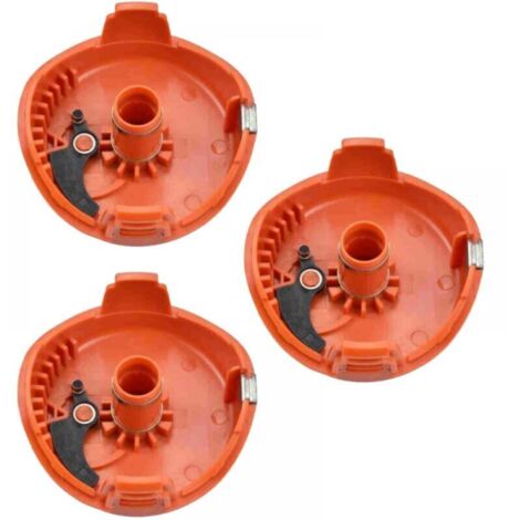 3 piezas de accesorios para cortacésped A6486/90583594, cubierta de carrete de repuesto