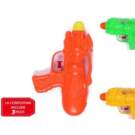 Set 2 Pistolas de Agua Mochila Bombero, Depósito de 2,5l, Extintor Incendio  Juguete Niños, Juego Verano, Rojo/Amarillo