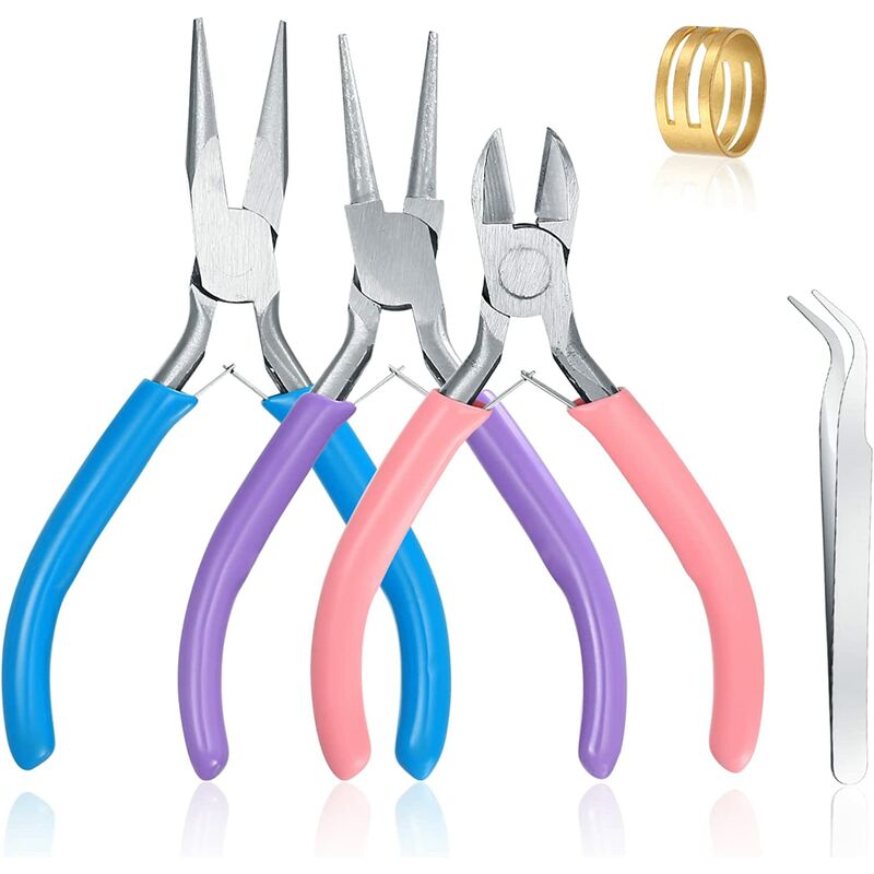 3 pinze per gioielli, pinze per kit di attrezzi
