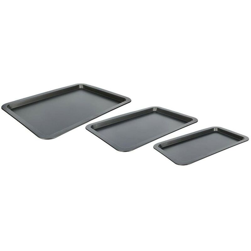 SECRET DE GOURMET  - 3 plaques de cuisson en acier
