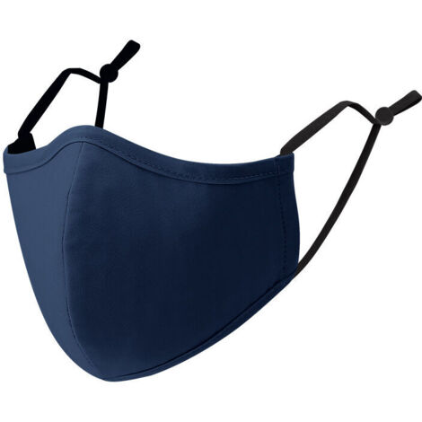 3 Plis  Un Masque Réutilisable Disponible Tailles - Confort Respirant, Masque De Sécurité, Masquesbleu