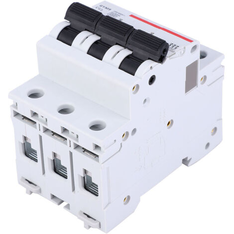 3-poliger Fehlerstromschutzschalter 230/400 V AC 50/60 Hz IP20 Ableitstromschutz GYM9-C65