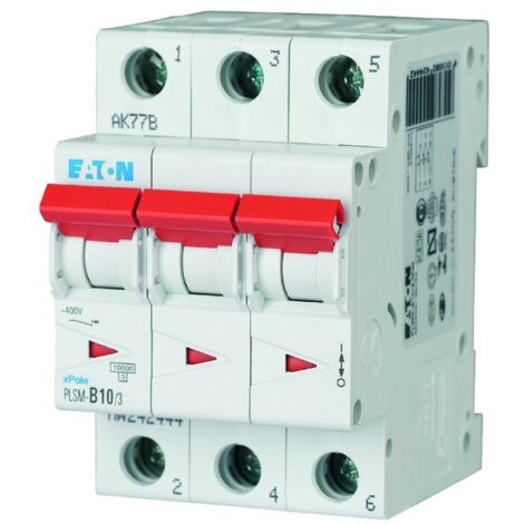 3-poliger Überstromschutzschalter PLSM-C10/3-MW
