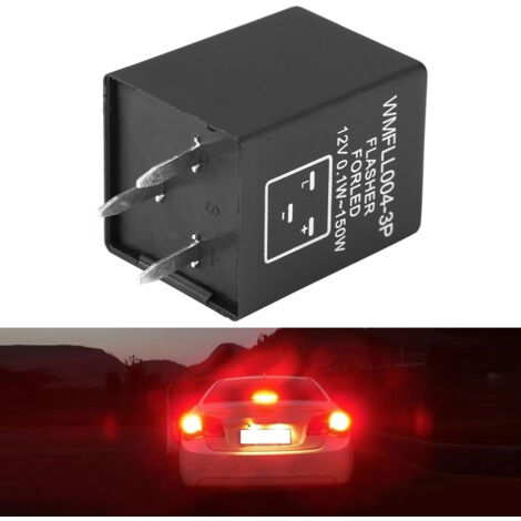3-poliges EP28-Blinkerrelais für 12V-LED-Blinker – Anti-Schnellblinker-Decoder