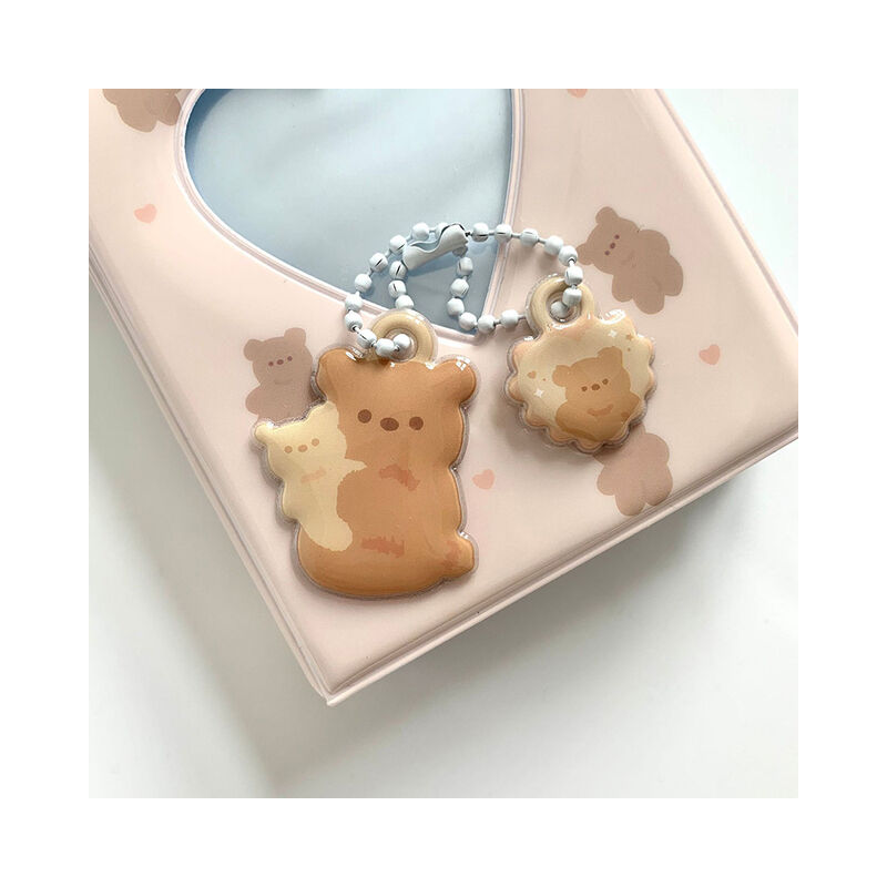 3 pollici Kpop Binder Lovely Cat Tiger Bear Idol