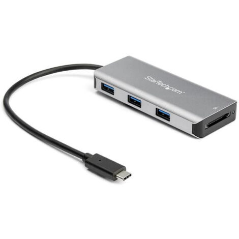 3-Port USB Hub Startech HB31C3ASDMB Silber