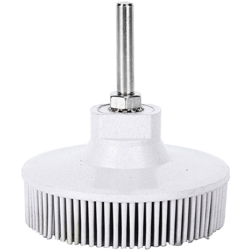 3 pouces Disque à poils Emery Caoutchouc Brosse Abrasive Meule d'ébavurage et de polissage blanche