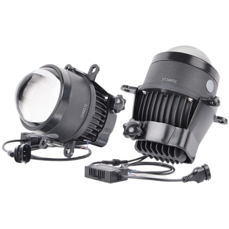 3 pouces phare de voiture LED, universel, double lentille, phares combinés longue et courte portée, ultra-lumineux, laser modifié, lumière blanche,