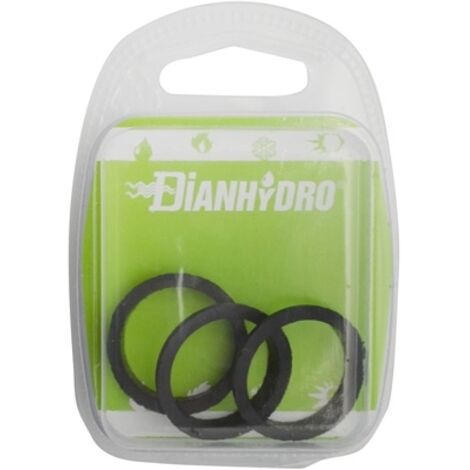 3 PZ GUARNIZIONI CONICHE NERE BLISTER pz.3 - Diam. mm 30 FAIDF