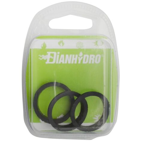 3 PZ GUARNIZIONI CONICHE NERE BLISTER                                  pz.3 - Diam. mm 50