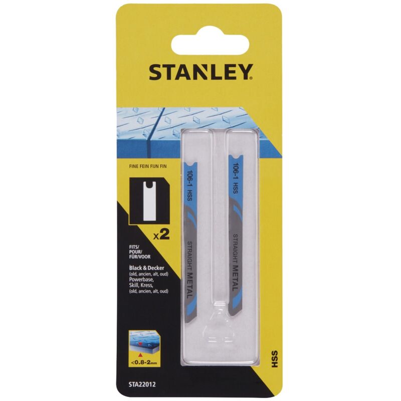 Piranha - 3 Pz lame fresate per metallo attacco a u X22013 taglio fine 60 mm b&d