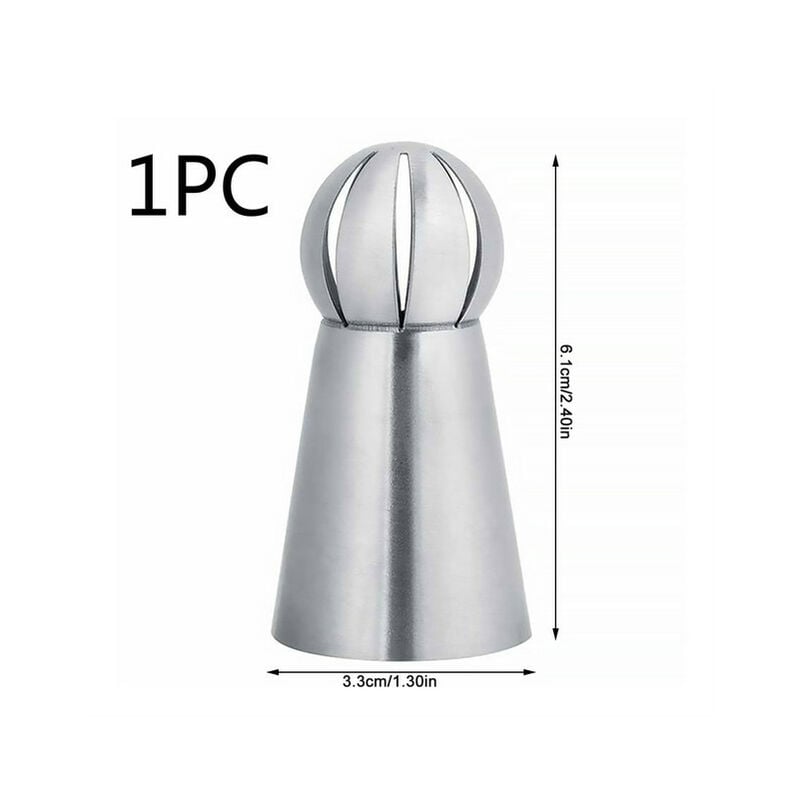 3 pz/set in acciaio inox burro crema fiore glassa