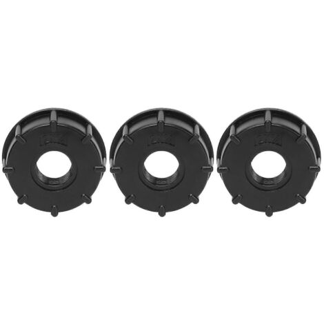 3 raccords pour réservoir IBC, filetage grossier, adaptateur de vidange de tuyau, raccord en plastique, diamètre intérieur 60 mm, G3/4