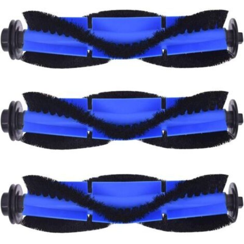 3 Replacement Brushes for Eufy 11S MAX/15CMAX/30CMAX/G30 EDGE/G10 HYBRID Robot Vacuum Cleaners Parts Accessories