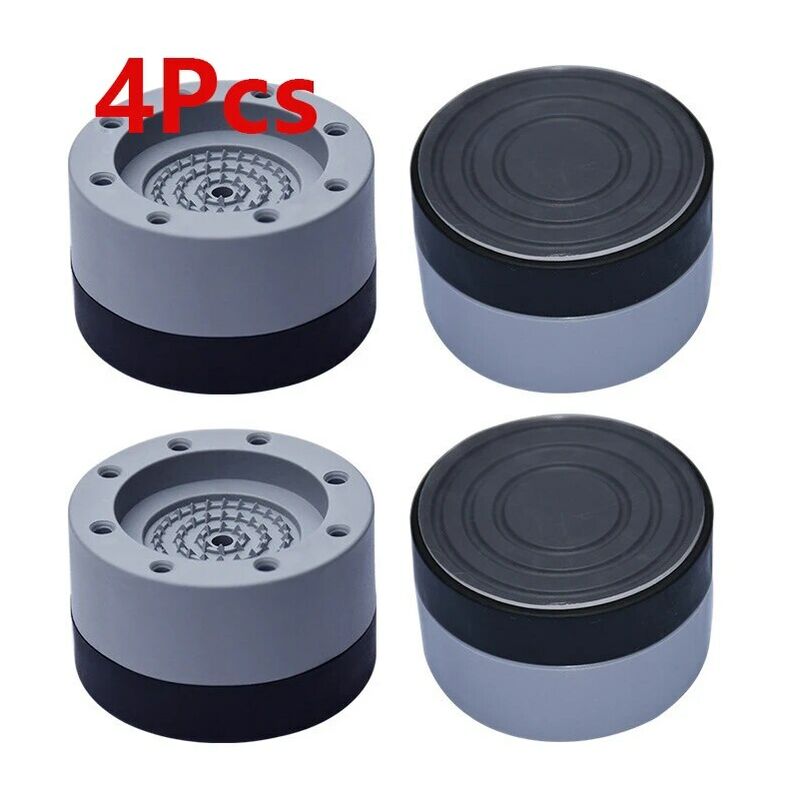 4 pièces machine à laver universelle fixe pied en caoutchouc anti-vibration pied tampon machine à laver pied fixe tampon lavage